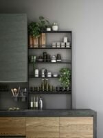 Stylish and Sleek Metal Shelf for Kitchen and Coffee Shops - Image 3