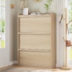 Modern Wooden Shoe Cabinet – Space-Saving Entryway Storage - Image 2