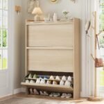 Modern Wooden Shoe Cabinet – Space-Saving Entryway Storage