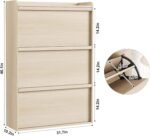 Modern Wooden Shoe Cabinet – Space-Saving Entryway Storage - Image 3