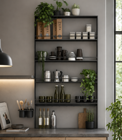 metal shelf